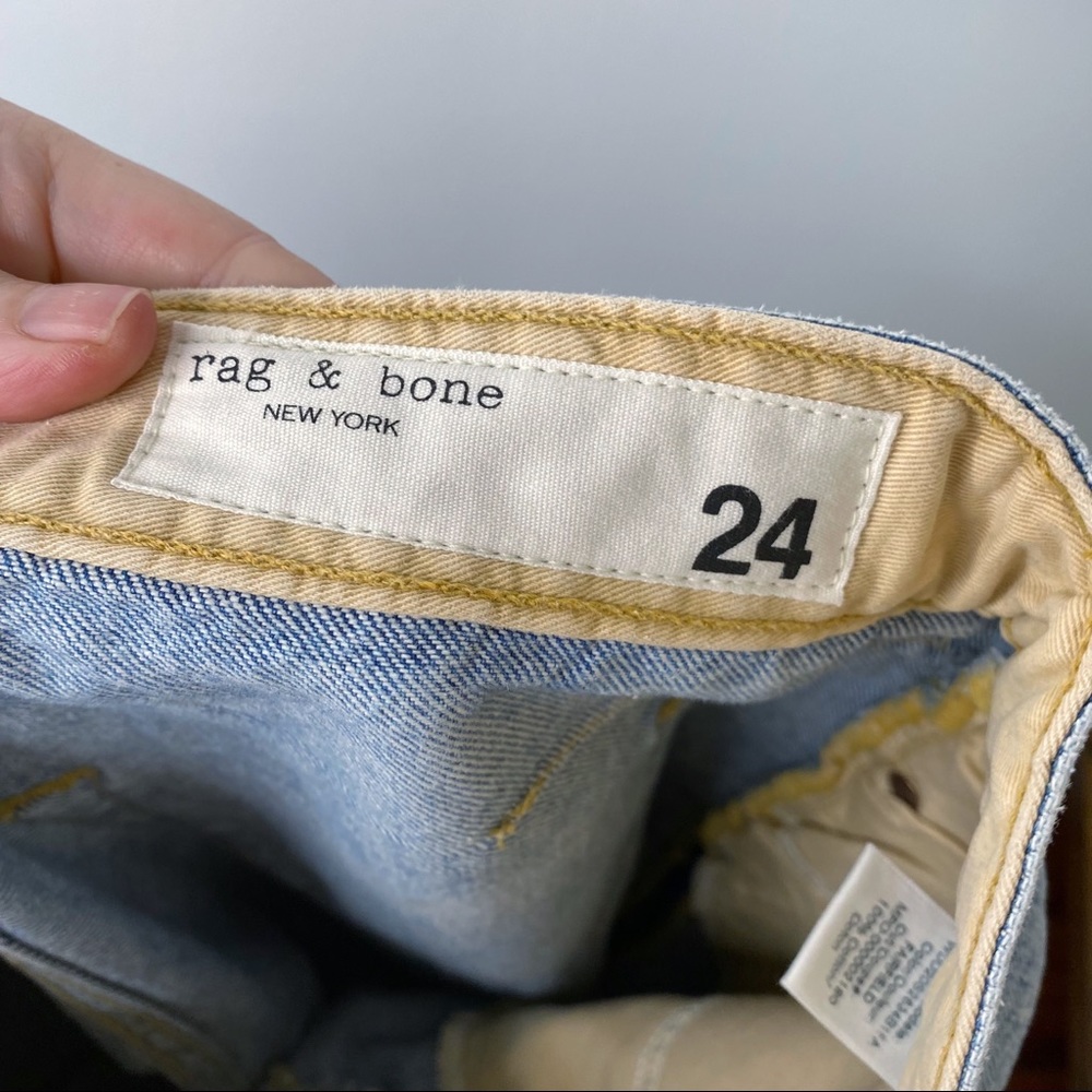 Rag & Bone Engineer Jeans High Rise Fairfield Size 24 - Picture 10 of 11